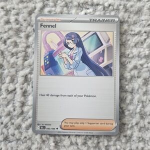 POKEMON TCG Card Fennel Black Bolt 082/086
